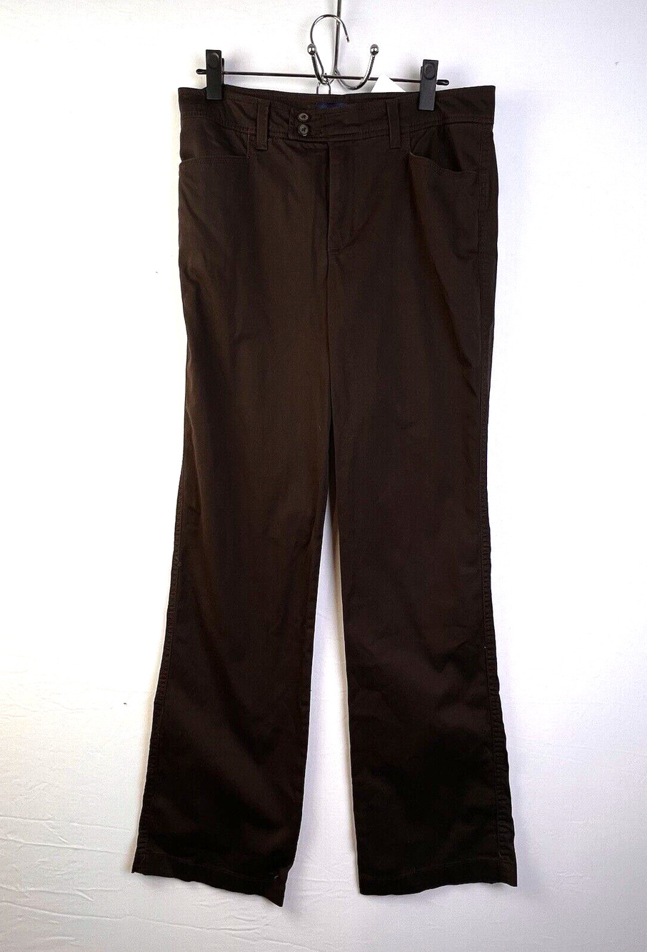 Bandolinoblu Denim Pants Women's 10 Stretch Brown Straight Legs Casual Work